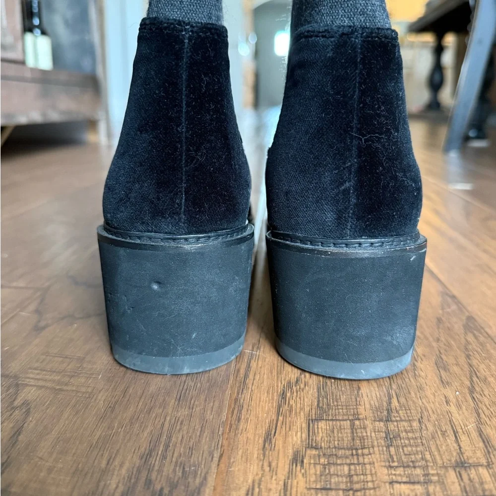 Chelsea Wedge Washed Leather Bootie
